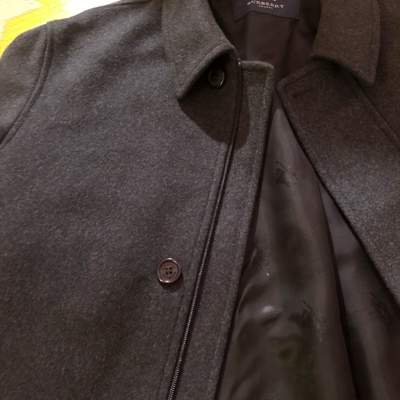 Burberry London men’s Charcoal wool men’s coat - Picture 3 of 4